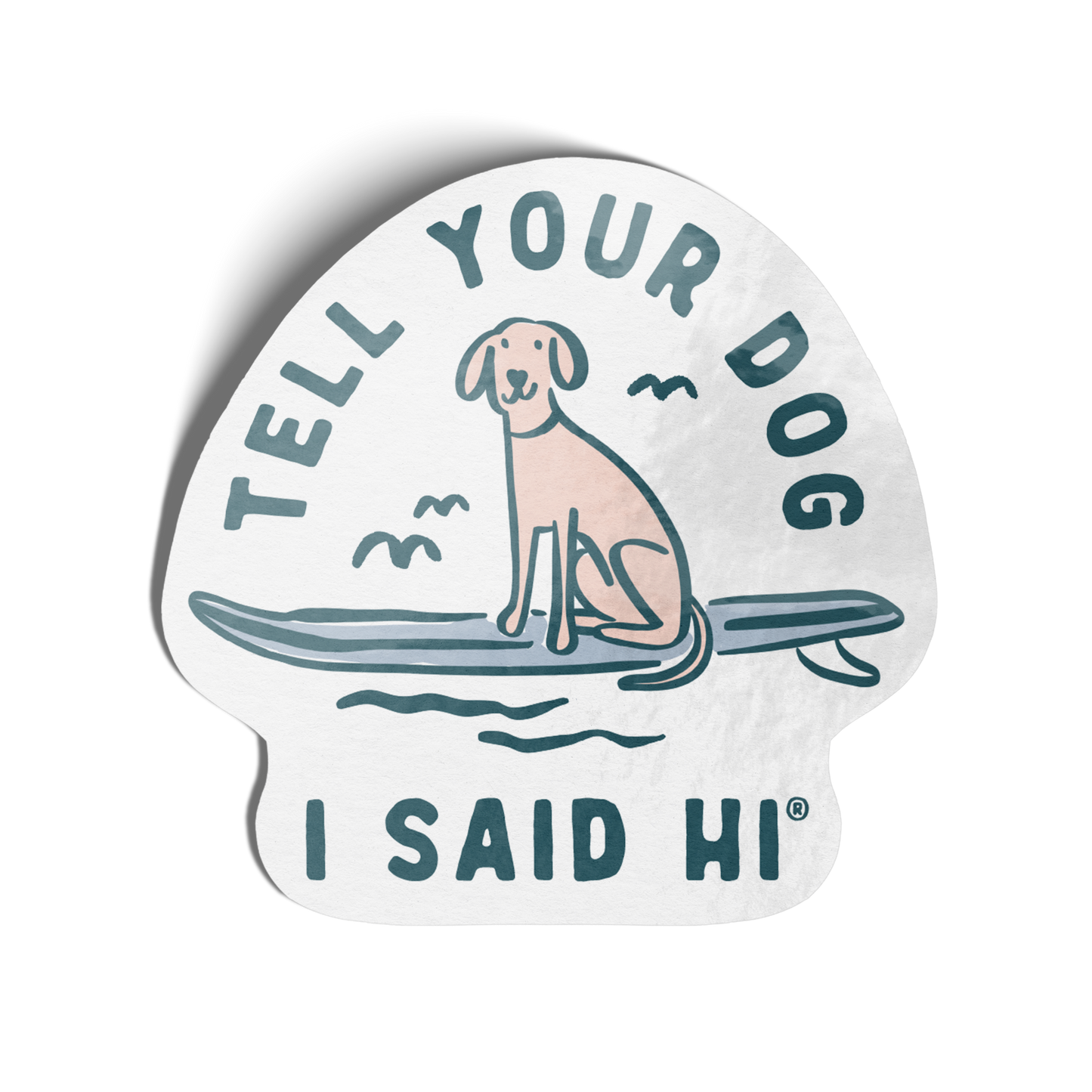 Board Dog Sticker