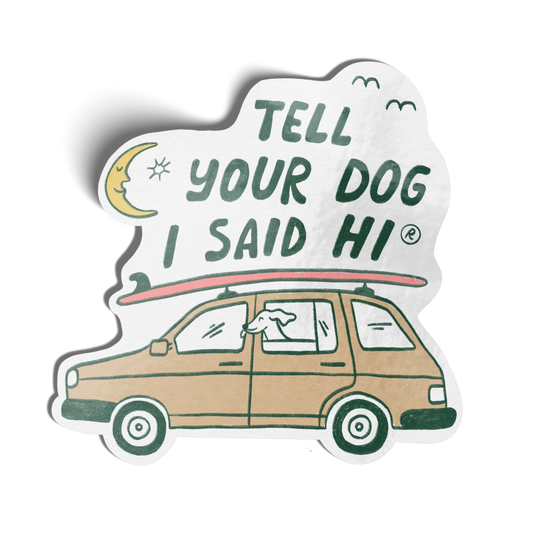 Road Trip Doodles Sticker