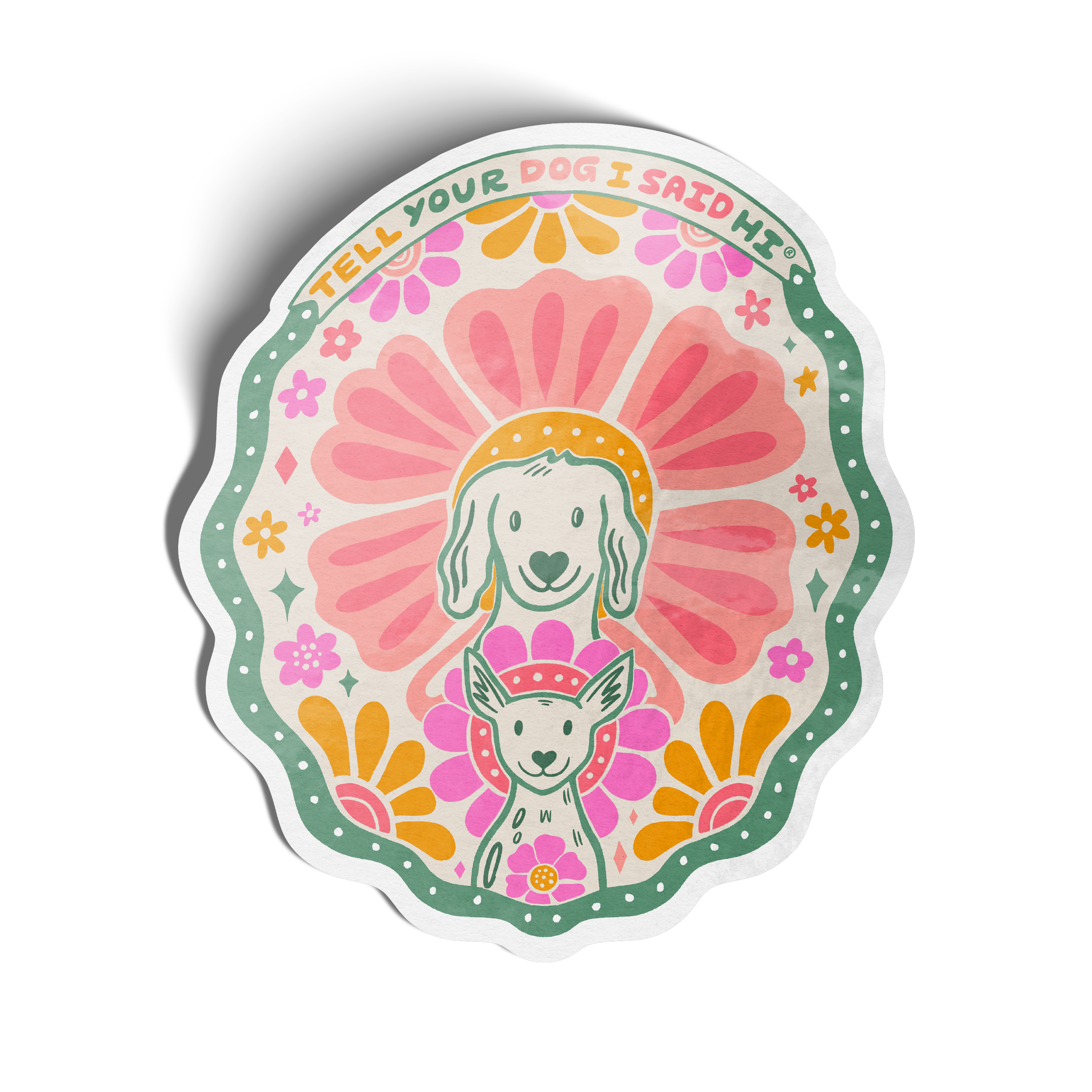 I Said Hi Sticker - Official WeRateDogs Store