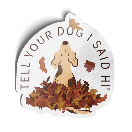 Pile of Leaves Sticker