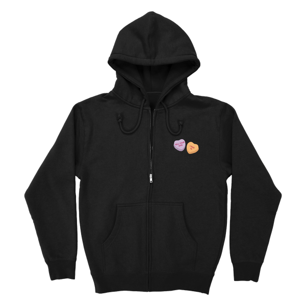 MEDUZA Hoodie パーカー ブラック Candy Heart Zip Hoodie - Black – WeRateDogs