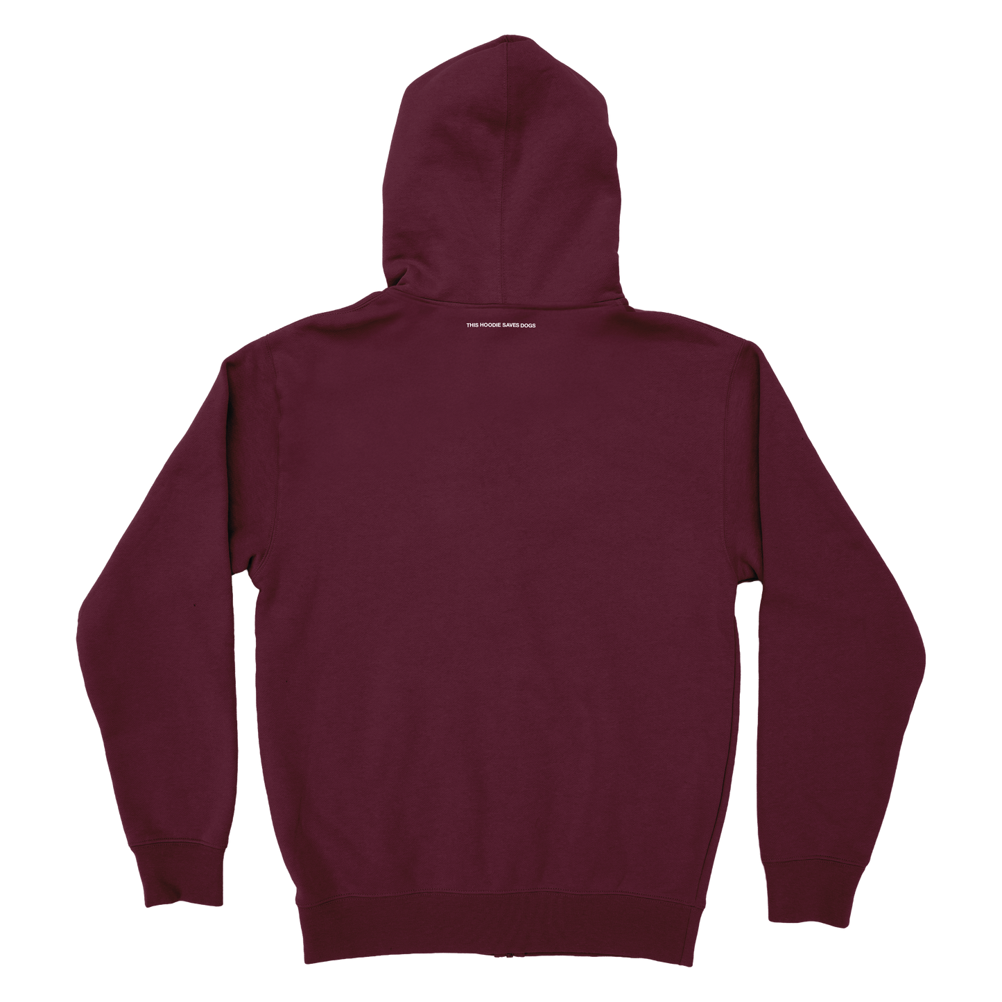 Zip Hoodie - Maroon