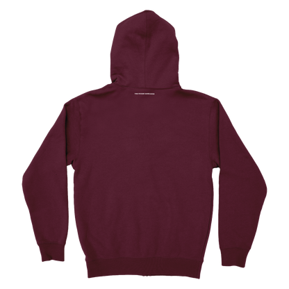 Zip Hoodie - Maroon