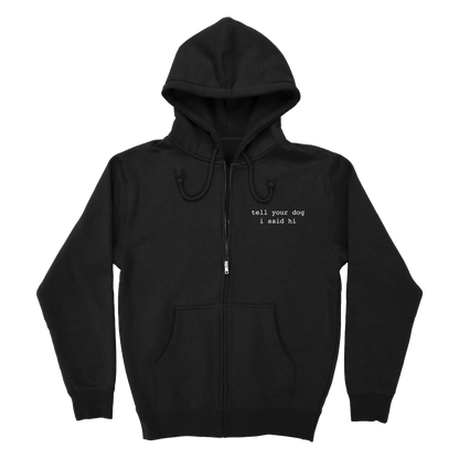 Zip Hoodie - Black – WeRateDogs