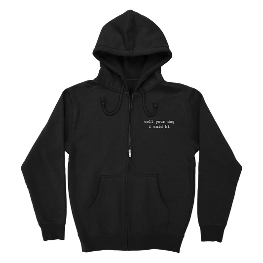 Zip Hoodie - Black