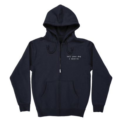 Zip Hoodie - Navy