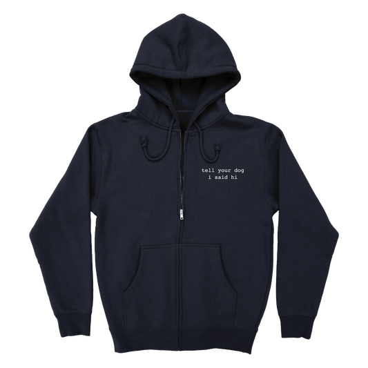 Zip Hoodie - Navy