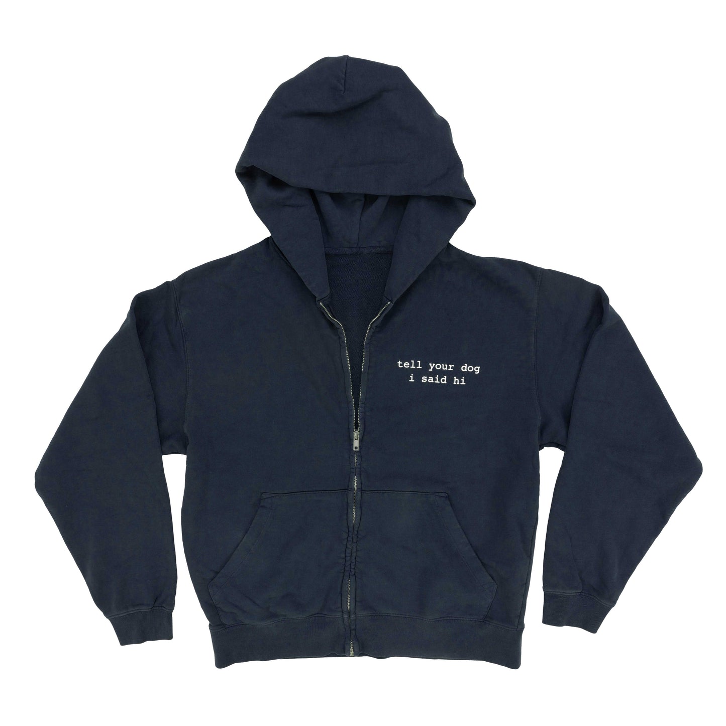 Zip Hoodie - Navy