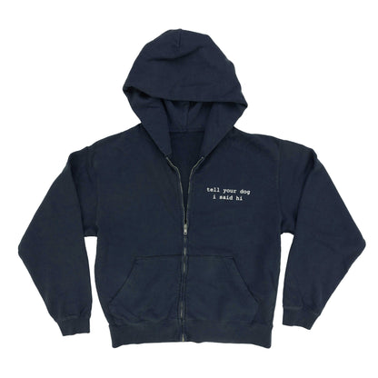 Zip Hoodie - Navy