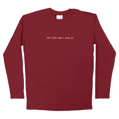 Long Sleeve Classic TYDISH - Cherry Wine