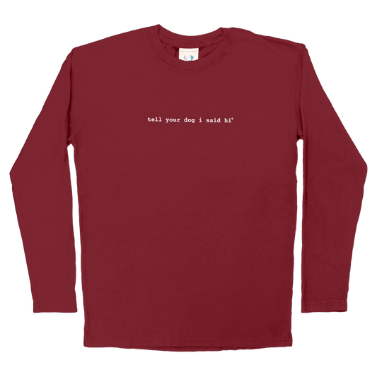 Long Sleeve Classic TYDISH - Cherry Wine
