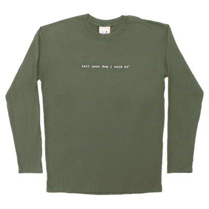 Long Sleeve Classic TYDISH - Moss Green