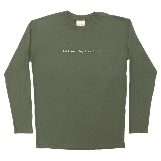 Long Sleeve Classic TYDISH - Moss Green