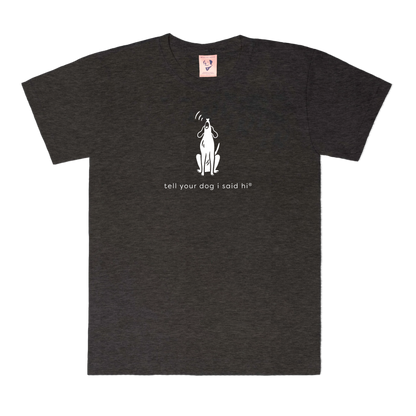 Howling Dog Tee - Charcoal Heather