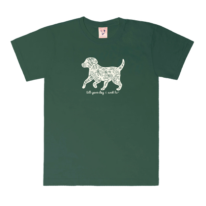 Garden Silhouette Tee - Dark Green