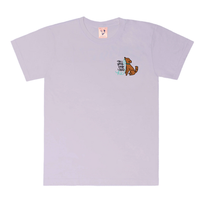 Leash Dog Tee - Lavender