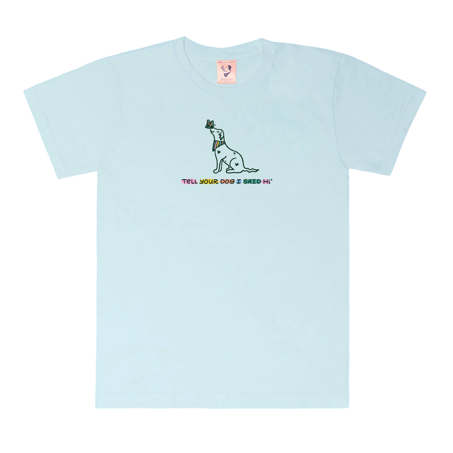 Rainbow and Butterflies Tee - Spun Sugar