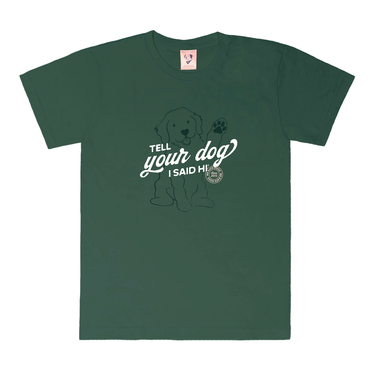 Vintage Sketch Tee - Dark Green