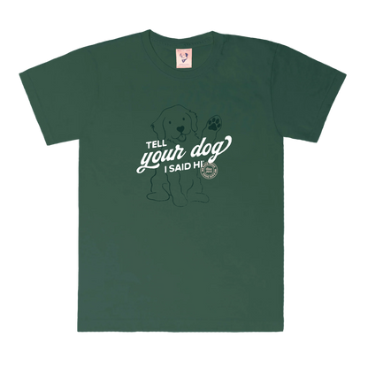 Vintage Sketch Tee - Dark Green