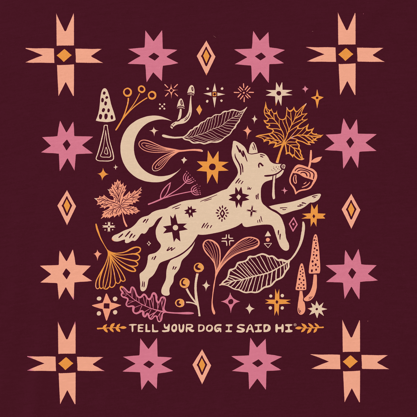 Fall Harvest Zip Hoodie - Maroon
