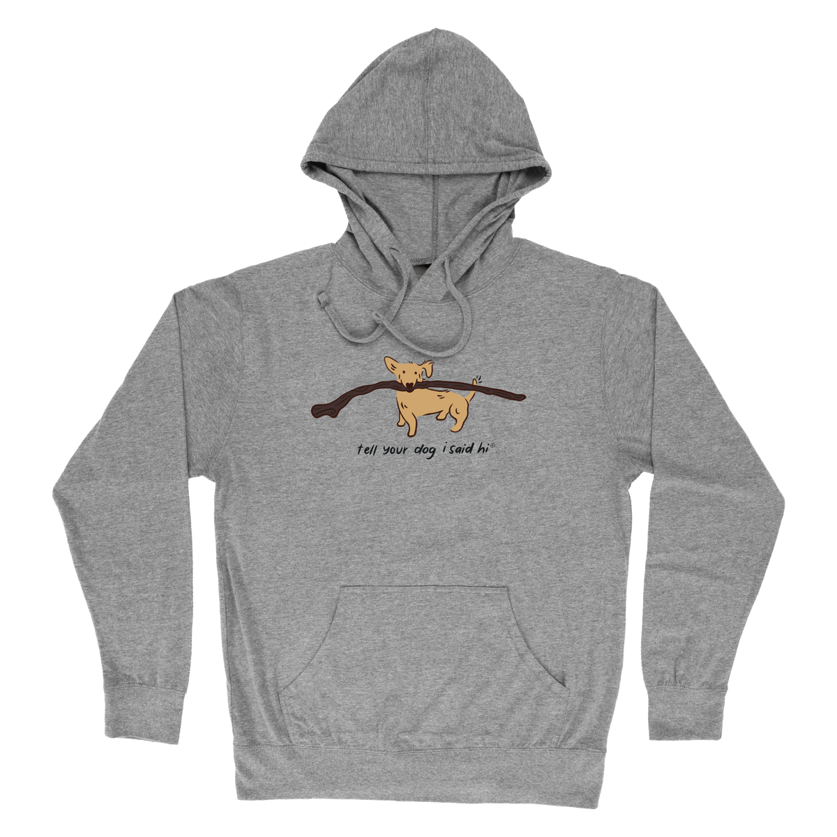 Big Stick Lightweight Hoodie - Gunmetal Heather