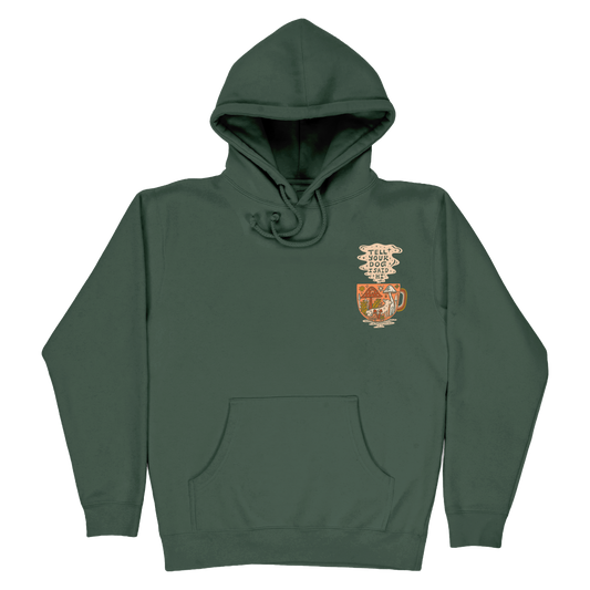Cup of Cozy Hoodie - Alpine Green