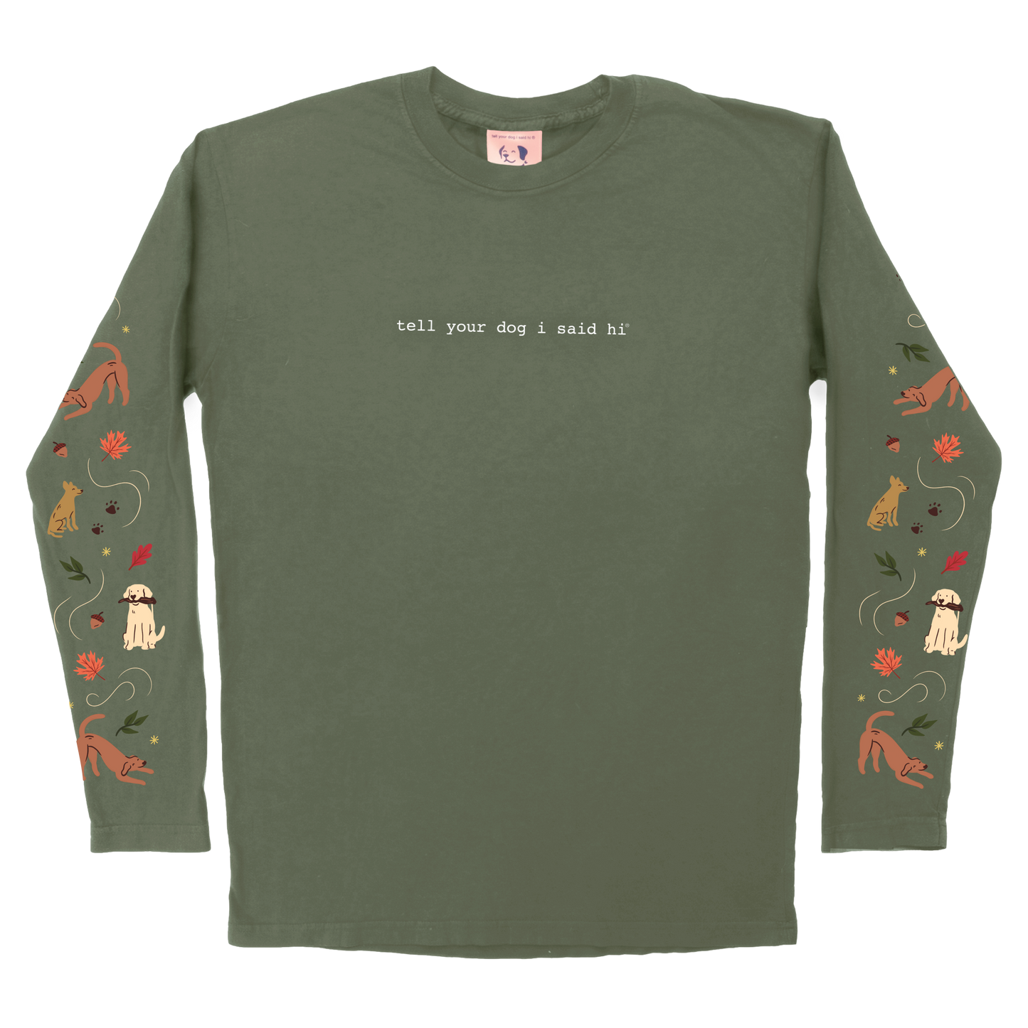 In the Leaves Long Sleeve - Moss Green