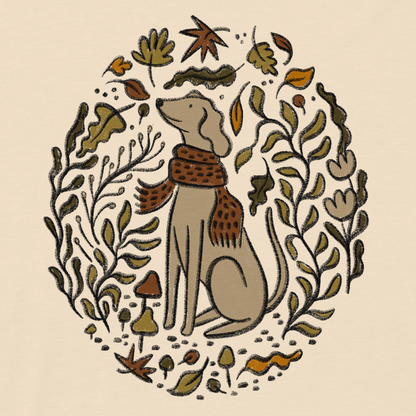 Autumn Dog Tee - Autumn Blonde