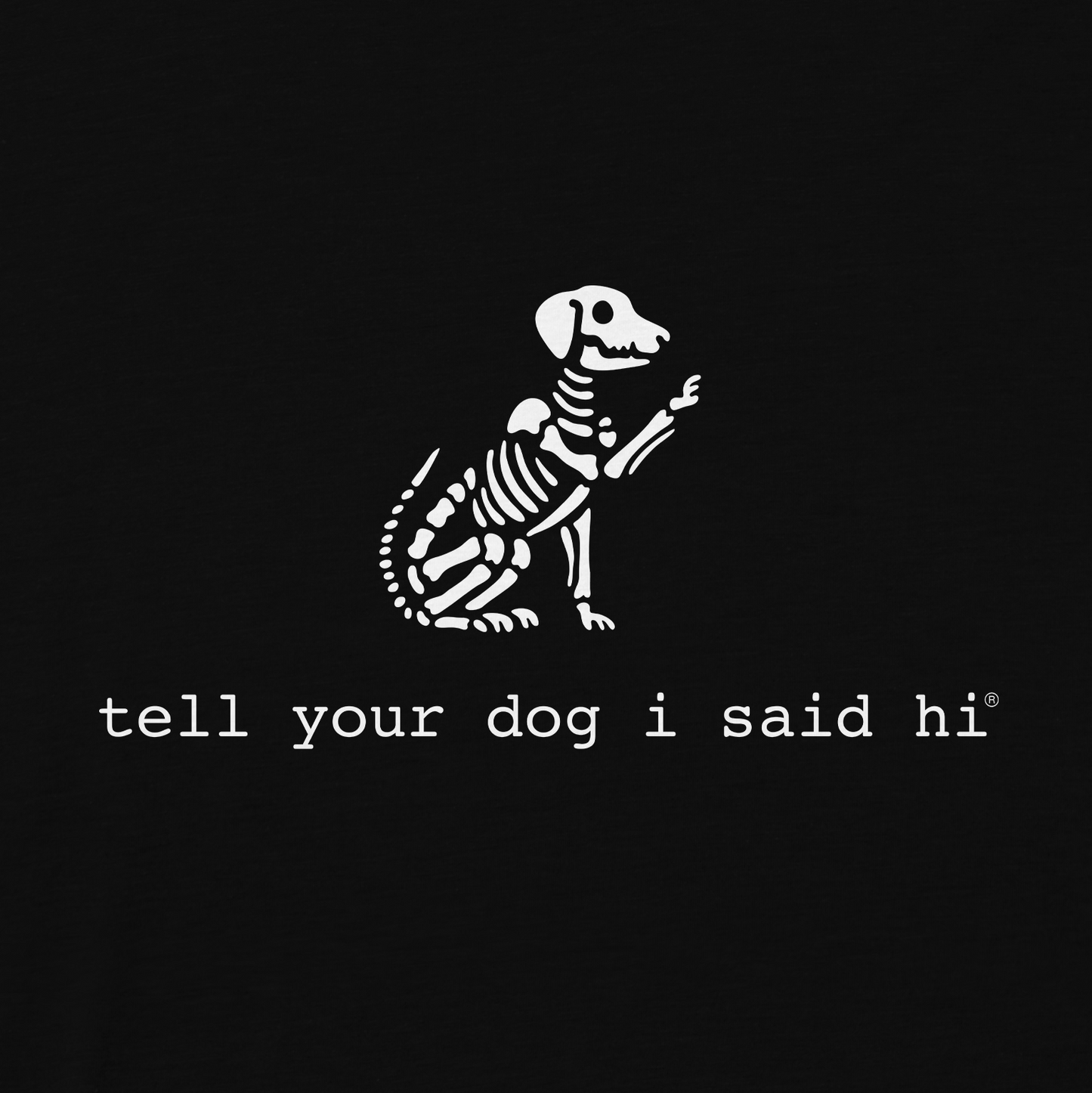 Classic Crewneck - Skeleton Dog
