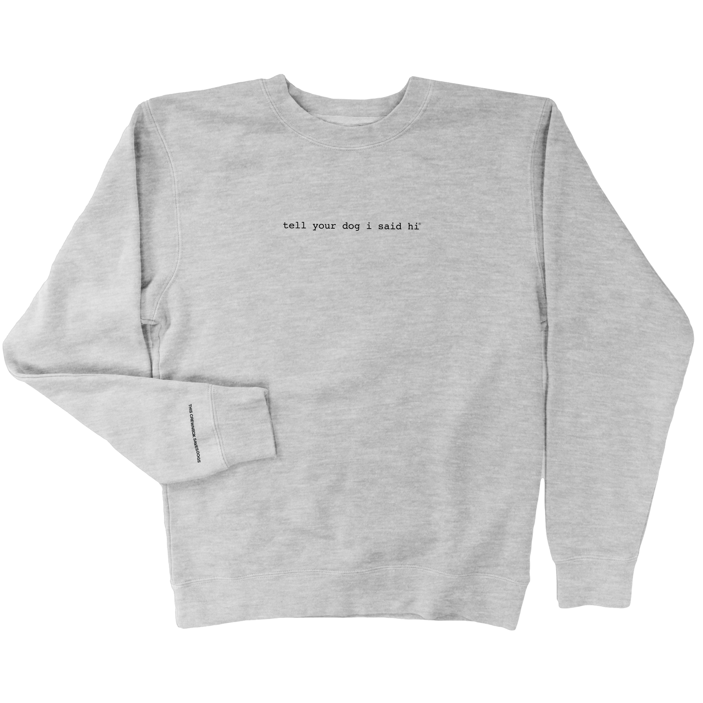 Classic Crewneck - Heather Grey