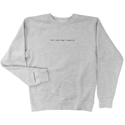 Classic Crewneck - Heather Grey