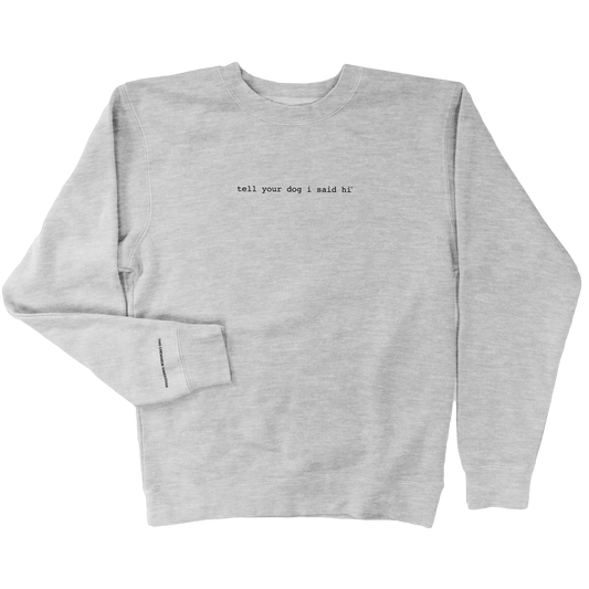 Classic Crewneck - Heather Grey