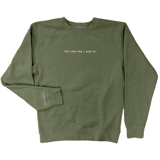 Classic Crewneck - Moss Green