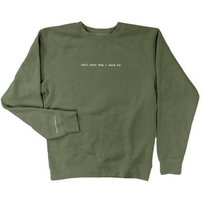 Classic Crewneck - Moss Green