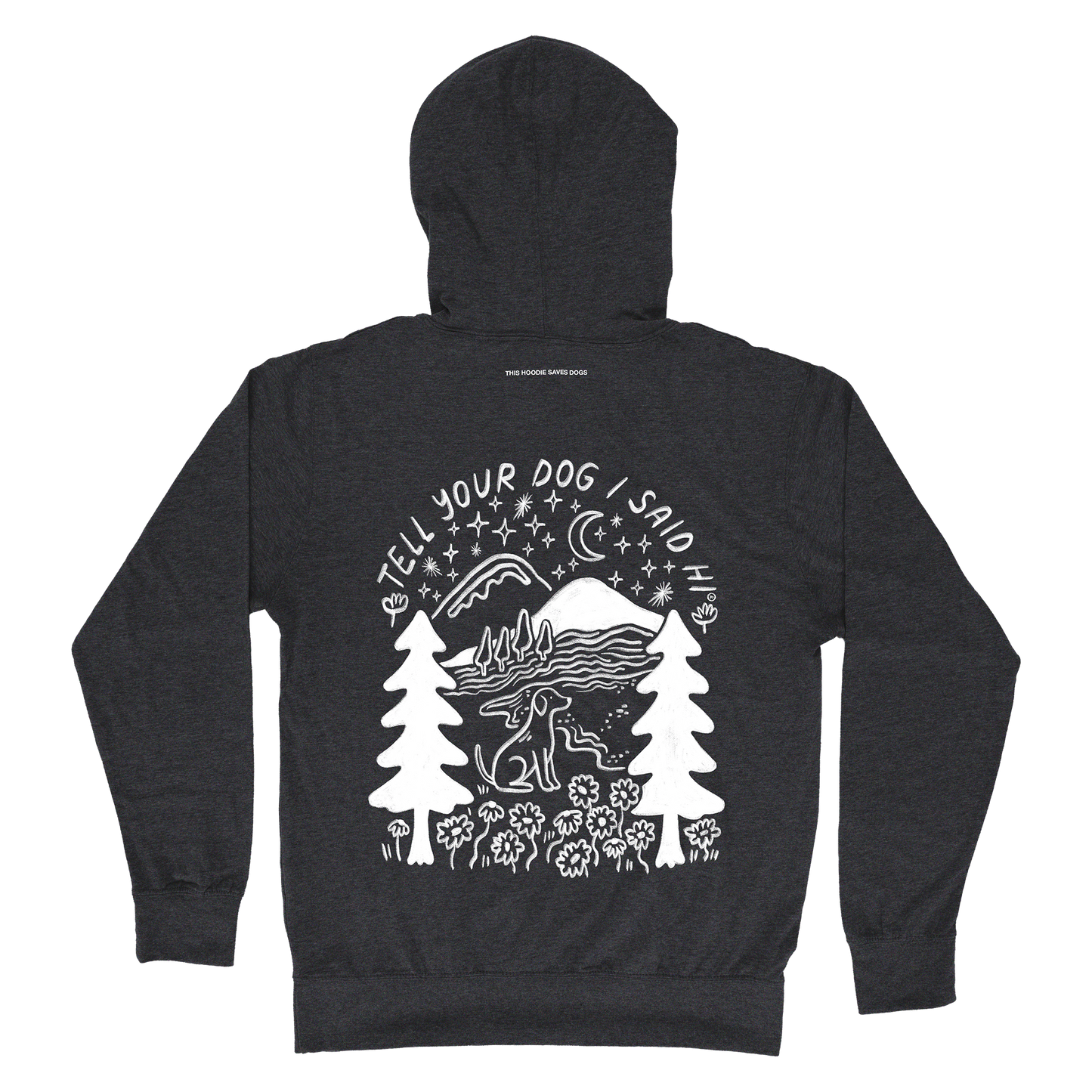 Outdoorsy Lightweight Hoodie - Charcoal Heather
