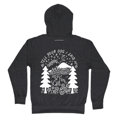 Outdoorsy Lightweight Hoodie - Charcoal Heather