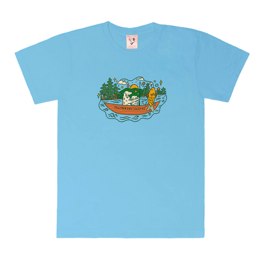 Fishing Trip Tee - Light Blue