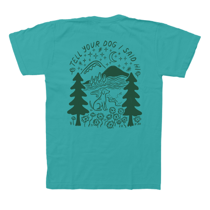 Outdoorsy Tee - Spring Teal