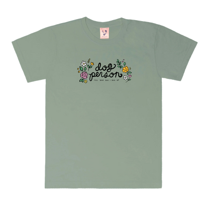 Dog Person Tee - Sage