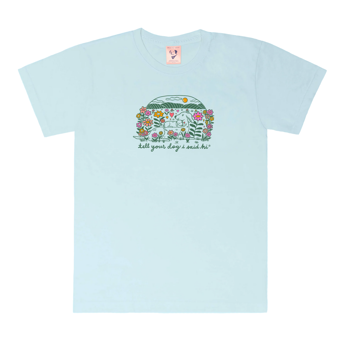 Meadow Cuddle Tee - Spun Sugar