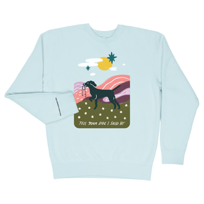 Daydream Walk Crewneck - Spun Sugar