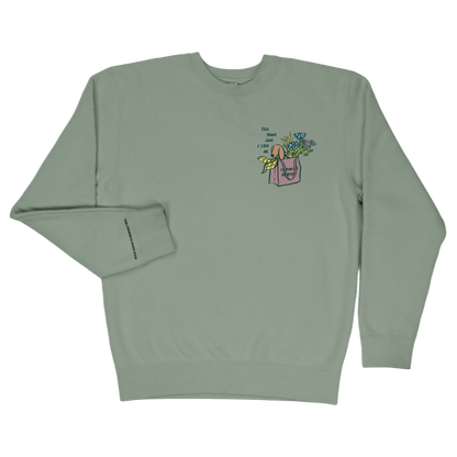 Farmers Market Crewneck - Sage