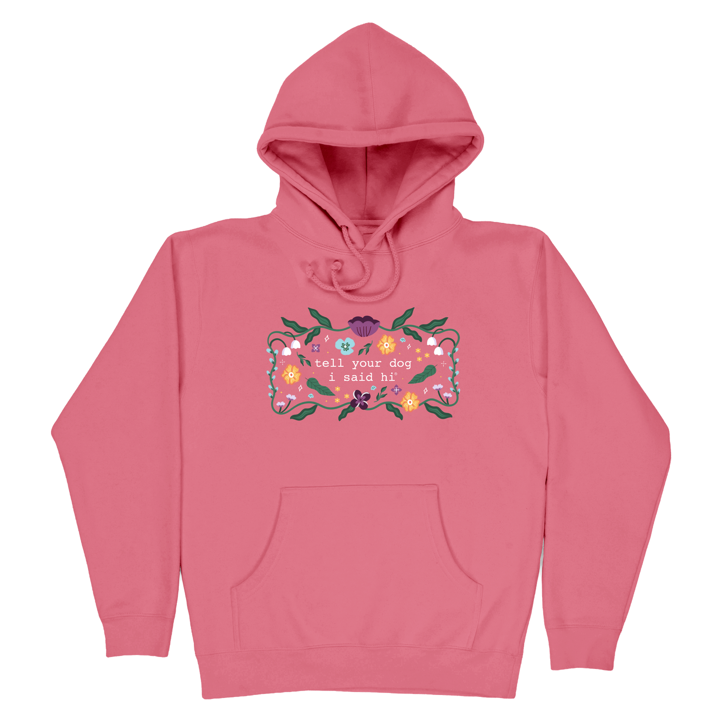Floral Magic Hoodie - Pink
