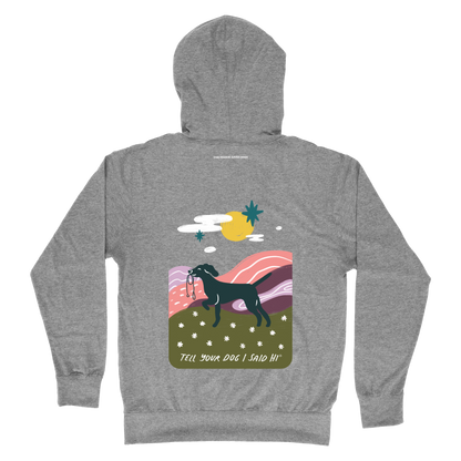 Daydream Walk Lightweight Hoodie - Heather Grey