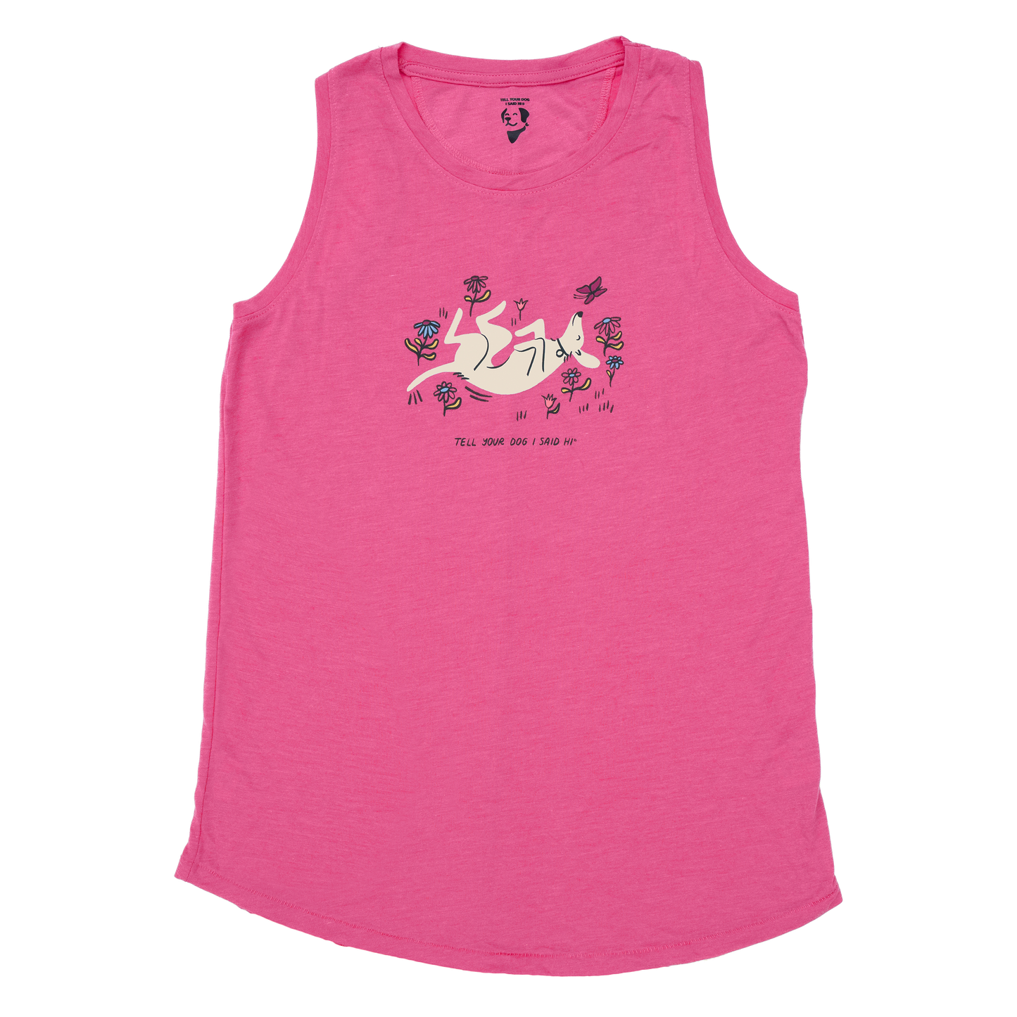 Butterfly Baby Hottie Tank - Lipstick
