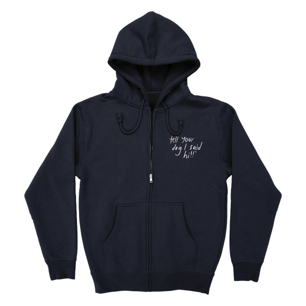 Playful Pups Zip Hoodie - Navy – WeRateDogs