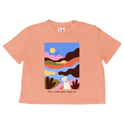 Magic Vista Crop Top - Melon