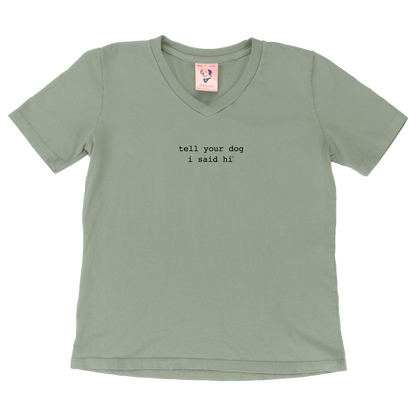 Classic Women V-neck - Sage