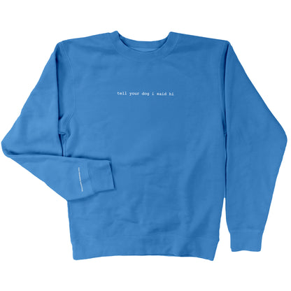 Classic Crewneck - Pacific Blue