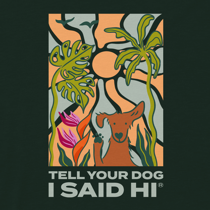 Island Time Long Sleeve Tee - Dark Green